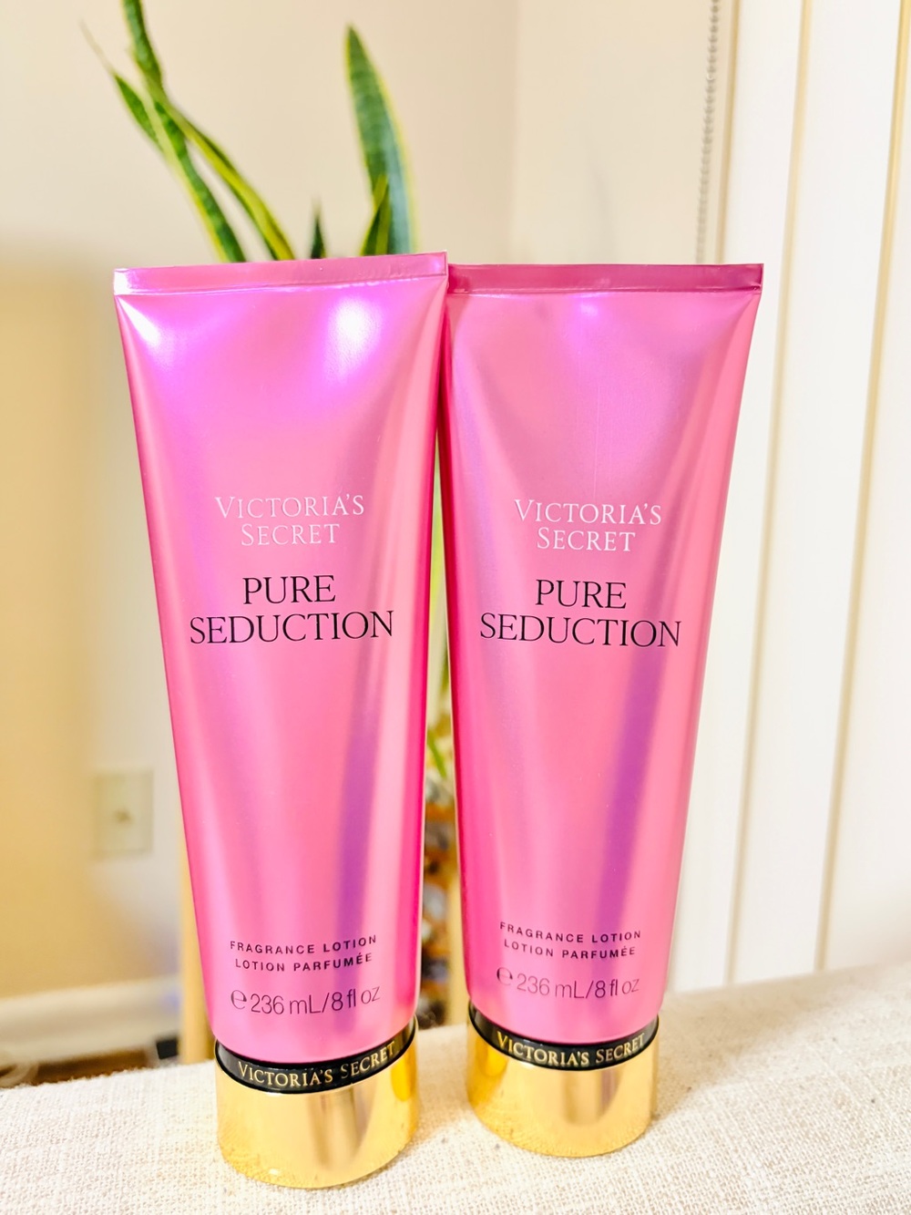 Victoria's Secret Pure Seduction Pink Fragrance Lotions (Pair)